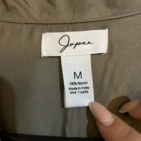 Olive Green Dress Size M - Picture 2 of 4